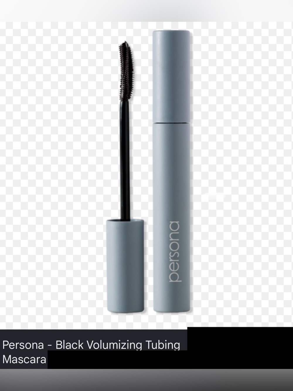 NWT Persona Volumizing Tubing Mascara in Black with Matte Gray Tube